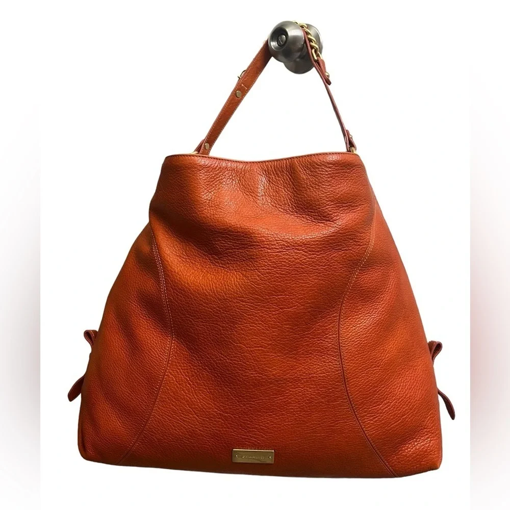 Brahmin orange shoulder women handbag